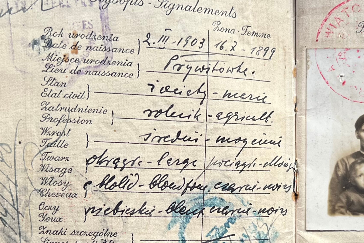 Documentos familiares antiguos – ciudadanía polaca generaciones